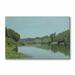 Trademark Fine Art "The Seine at Bougival, 1873" by Alfred Sisley Painting Print on Canvas in White | 30 H x 47 W x 2 D in | Wayfair BL0705-C3047GG