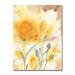 Trademark Fine Art 'Golden Poppies' by Sheila Golden Painting Print on Canvas in White/Black | 47 H x 35 W x 2 D in | Wayfair SG5633-C3547GG