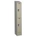 Hallowell ReadyBuilt II 2 Tier 1 Wide Locker Metal | 84 H x 12 W x 18 D in | Wayfair URB1288-2ASB-PT