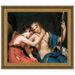 Vault W Artwork The Farewell of Telemachus & Eucharis, 1818 by Jacques-Louis David Framed Painting Print Canvas in Blue/Red | Wayfair P03054