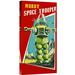 Global Gallery 'Robot Space Trooper' by Retrobot Vintage Advertisement on Wrapped Canvas in Green/Red | 36 H x 19.44 W x 1.5 D in | Wayfair