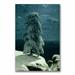 Trademark Fine Art "In the Wild North" by Ivan Shishkin Painting Print on Wrapped Canvas in Blue | 24 H x 16 W x 2 D in | Wayfair BL0379-C1624GG