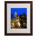 Trademark Fine Art "Boston 3" by CATeyes Framed Photographic Print Canvas, Wood in Blue/Brown | 20 H x 16 W x 0.5 D in | Wayfair MZ0214-W1620MF