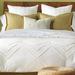 Eastern Accents Sandler Single Reversible Comforter Linen/Cotton in White | King Duvet Cover | Wayfair DVK-309T