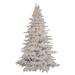 Vickerman 16045 - 12' x 82" Artificial Flocked White Spruce 2050 Frosted Warm White Italian LED Lights Christmas Tree (A893691LED)