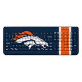 Denver Broncos Stripe Wireless Keyboard