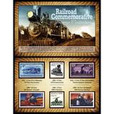 American Coin Treasures Railroad Commemorative Stamp Memorabilia Paper in Brown | 6 H x 4 W x 0.13 D in | Wayfair 11599
