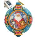 G Debrekht Treasured Memories The Friendship Holiday Shaped Ornament Plastic in Blue/Red | 3 H x 3.5 W x 1.5 D in | Wayfair 6102424