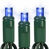 Queens of Christmas 50 Light LED String Light in Green/Blue | 3 H x 300 W x 0.5 D in | Wayfair S-50MMBL-6G