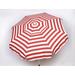 Parasol Italian 6' Bar Table Height Market Umbrella Metal in Red/White | Wayfair URWSTBH