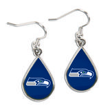 WinCraft Seattle Seahawks Tear Drop Dangle Earrings