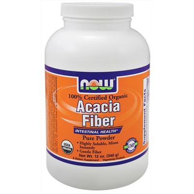 NOW Foods - Acacia Fiber Organic Powder - 12 oz.