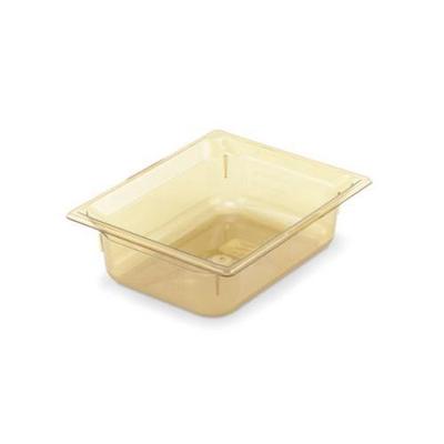 Vollrath Super Pan III, Half Size Pan, 6 in Deep, High Temp Amber Plastic, NSF