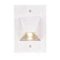 CSL Line Voltage Integrated LED Step Light Aluminium/Metal in White | 4.5 H x 3 W x 1.63 D in | Wayfair SS3003-WT