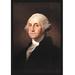 Buyenlarge George Washington by Gilbert Stuart Painting Print on Wrapped Canvas in Brown | 30 H x 20 W x 0.5 D in | Wayfair 17583-4C2030