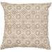 Safavieh Sarah Cotton Throw Pillow Linen in Gray | 18 H x 18 W x 2.5 D in | Wayfair PIL828B-1818-SET2