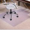 ES Robbins Corporation Everlife Anchor Bar High Pile Carpet Beveled Edge Chair Mat in White | 36 W x 48 D in | Wayfair 124083