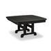 POLYWOOD® Nautical Conversation Outdoor Table Plastic in Black | 18.25 H x 36.75 W x 36.75 D in | Wayfair NCCT37BL