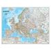 National Geographic Maps Europe Classic Wall Map in Blue | 24 H x 30 W in | Wayfair RE0620070T