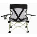 Travel Chair Folding Camping Chair Metal in Black/Brown | 30 H x 20 W x 21 D in | Wayfair 2279VBK