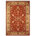 Yellow 96 x 60 x 0.5 in Indoor Area Rug - Acura Rugs Artios Oriental Handmade Tufted Wool Red/Gold Area Rug Wool | 96 H x 60 W x 0.5 D in | Wayfair