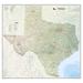 National Geographic Maps Texas State Wall Map in Blue | 38 H x 41 W x 0.25 D in | Wayfair RE01020409