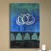 ArtWall 'Lotus Blossom' by Elena Ray Painting Print on Wrapped Canvas in Blue/Green | 8 H x 10 W x 2 D in | Wayfair 0ray006a0810w