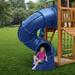 Swing-n-Slide Turbo Tube Spiral Slide for 5' Deck in Blue | 92 H x 63.15 W x 48.25 D in | Wayfair WS 3075