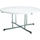 Lifetime 60" Circular Portable Folding Table Plastic/Resin in White | 29.8 H x 60 W x 60 D in | Wayfair 25402