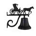 Montague Metal Products Inc. Cast Country Doctor Bell Metal in Black | 14 H x 12.5 W x 7.75 D in | Wayfair CB-1-73-SB