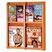 Wooden Mallet 4 Magazine/8 Brochure Wall Display Wood/Plastic in Brown | 24 H x 20.25 W x 3 D in | Wayfair LM-6MO