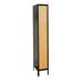 Hallowell Hybrid 1 Tier 1 Wide Locker Wood in Brown | 78 H x 12 W x 18 D in | Wayfair UW1288-1A-MEW