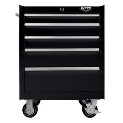 Viper Tool Storage 26"W 5-Drawer Tool Chest Steel in Black, Size 35.5 H x 26.5 W x 18.13 D in | Wayfair V2605BLR