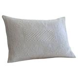 Taylor Linens Abigail Ties Sham 100% Cotton in White | 21 H x 27 W in | Wayfair 103CABIG-SS