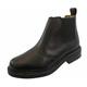 Smart Leather Mens Chelsea Dealers Boots, Black, 11 UK