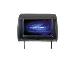 Power Acoustik Hdvd-91cc Universal Headrest Monitor With Dvd (9")