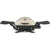 Q® Series Weber Q 2200, Titanium Aluminum in Black/Gray/White | 26 H x 51.4 W x 25.1 D in | Wayfair 54060001