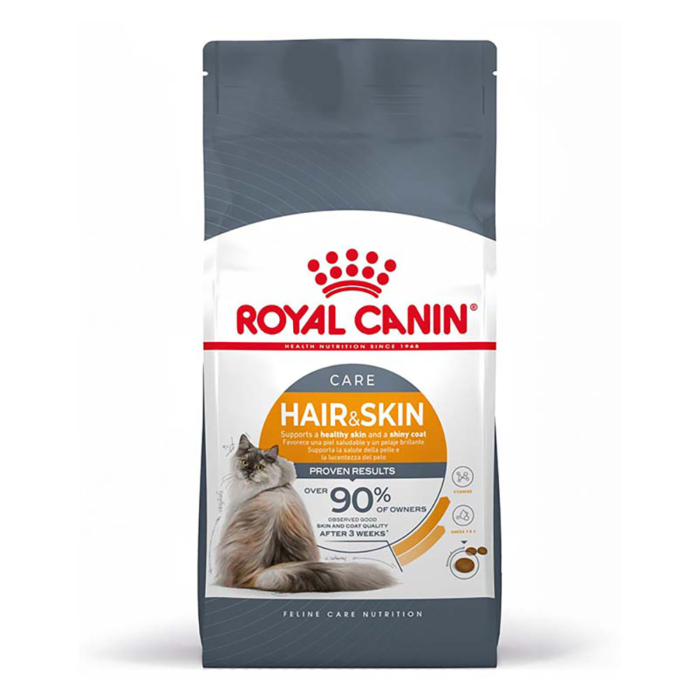 2kg Hair & Skin Care Royal Canin Dry Cat Food