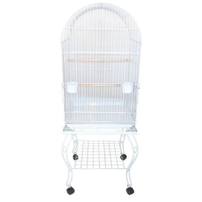 YML Dometop White Bird Cage, 20" L X 20" W X 58.5" H