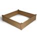 Algreen 4 ft x 4 ft Wood Raised Garden Bed Wood in Brown | 12 H x 47 W x 47 D in | Wayfair 34004