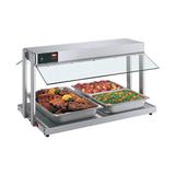 Hatco 120V  Sneeze Guards Buffet Warmer With Light & Heated Base (GRBW-24) screenshot. Warming Drawers directory of Appliances.