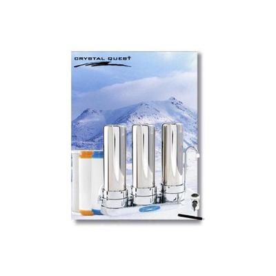 Crystal Quest 8 Stage Stainless Steel Countertop Arsenic Water Filter