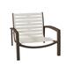 Tropitone South Beach EZ Span™ Patio Chair in Brown | 22.5 H x 26.5 W x 28.5 D in | Wayfair 230513RB_GRE_PMT
