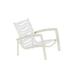 Tropitone South Beach EZ Span™ Patio Chair in White/Brown | 22.5 H x 26.5 W x 28.5 D in | Wayfair 230513WV_PMT_SNO