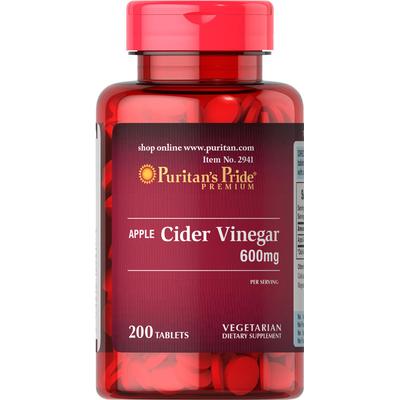 Puritan's Pride 2 Pack of Apple Cider Vinegar 300 mg-200-Tablets