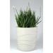 Allied Molded Products Wave Composite Pot Planter Composite in Orange | 26 H x 25 W x 25 D in | Wayfair 1W-2526-PD-23