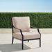 Grayson Lounge Chair with Cushions in Black Finish - Sand with Natural Piping, Standard - Frontgate