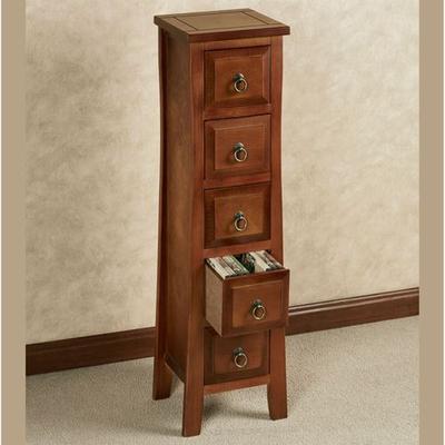 Pesaro II Storage Cabinet Regal Walnut Five Drawer, Five Drawer, Regal Walnut