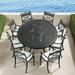 Carlisle 9-pc. Oval Dining Set in Onyx Finish - Frontgate