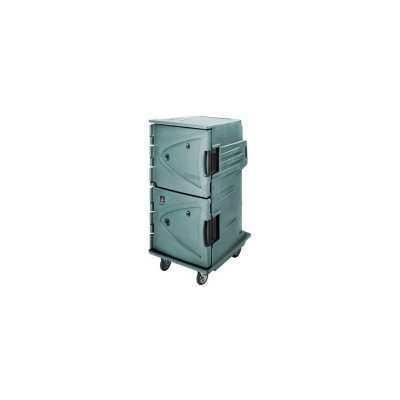 Cambro Camtherm 120V Hot Cart With Fahrenheit Thermostat (CMBH1826TSF192) - Granite Green